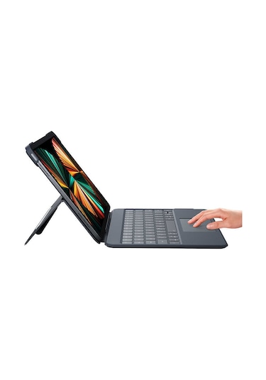 Benks KB01 iPad Pro 11 2. Nesil 2020 Uyumlu Kablosuz Klavyeli Kılıf Bluetooth Trackpad Keyboard - ZORE-216905