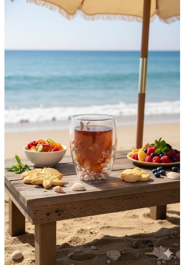 Bambum Molbia - Çift Cidarlı Bardak 350ml Renksiz