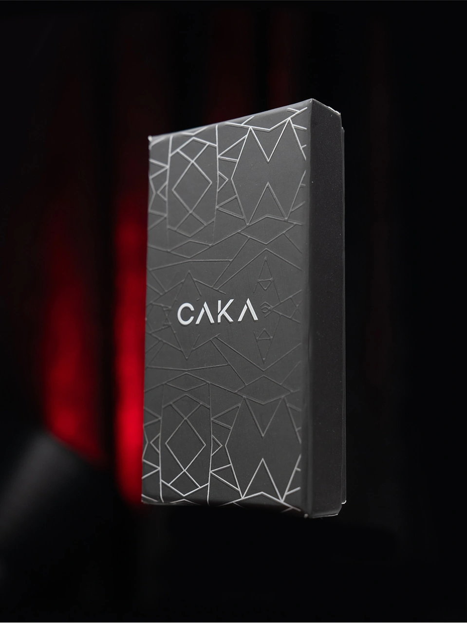 Caka Lighter Piramit Desen Çakmak Siyah - Altın