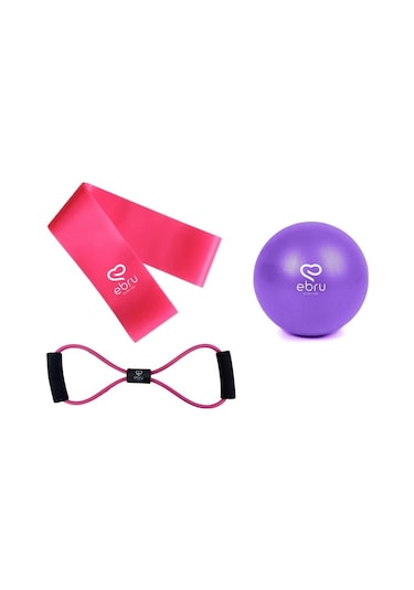 Ebru Şallı Pilates Ve Egzersiz Seti Çok Renkli