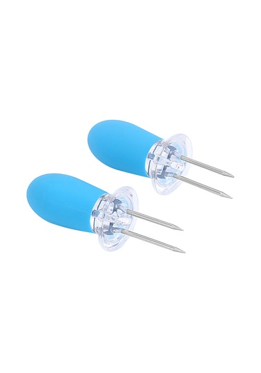 Xindoker 2 Adet Mavi Bbq Mısır Çubuğu Seti - Paslanmaz Çelik İçerikli, Tpr Kolu İle Sabit Tutma Ve Kolay Pişirme Özelliği Çok Renkli Xindoker 2 Adet Mavi Bbq Mısır Çubuğu Seti - Paslanmaz Çelik İçerikli, Tpr Kolu İle Sabit Tutma Ve Kolay Pişirme Özelliği Çok Renkli