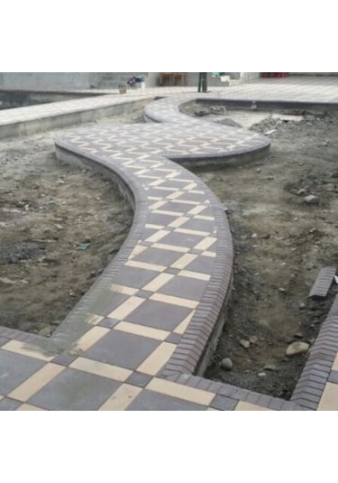 Dekoratif Plastik Taş Kalıbı Çizgili Bordür (5 Adet)