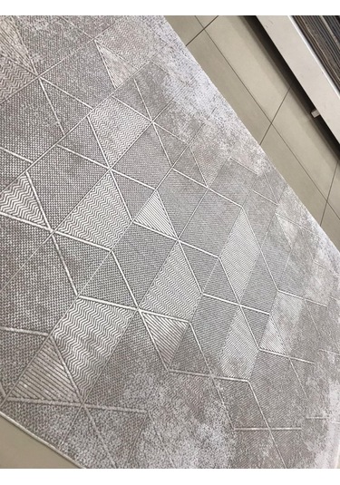 Merinos Halı Ritim 73340 071 Serisi Salon Oturma Yatak Odası Halısı Kahverengi - Bej