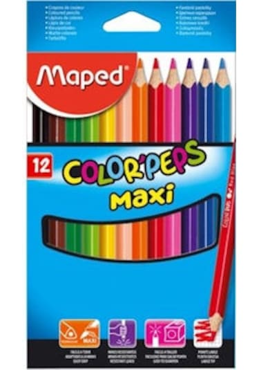Maped Color Pep's Maxi 12'Li Kuru Boya 834010Zv