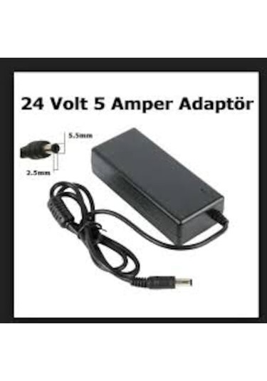 Hightek 24 Volt 5 Amper Plastik Kasa Adaptör