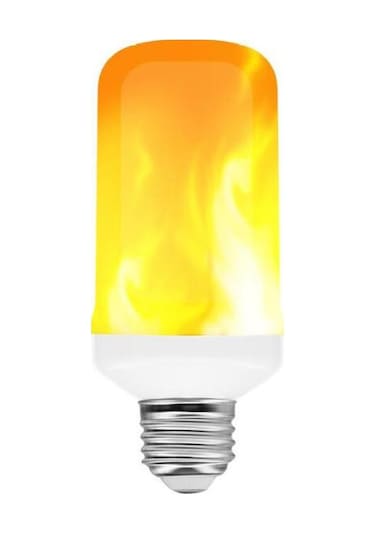 9w Led Alev Efektli Lamba, E27 Duy. Noel, Ev, Otel, Bar Ve Festivaller İçin Titrek Alev Efektli Dekoratif Ortam Işığı.