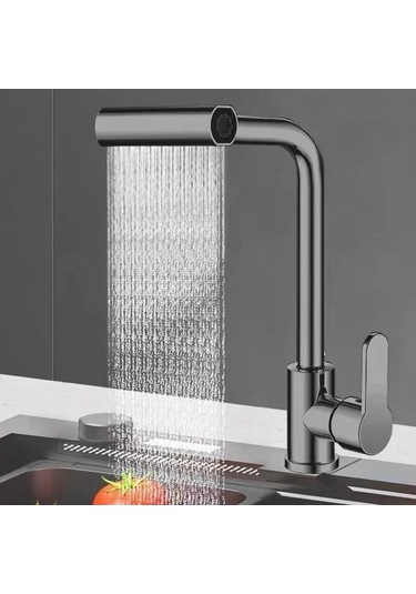 Fastbuy Challenger Gümüş 2si 1 Arada 360 Derece Dönebilen Yüksek Basınçlı Çift Duş Başlığı Elde Taşınabilir Gümüş Gümüş