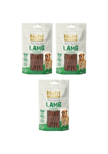 Nutri Canin Kuzu Etli Fileto Tahılsız Köpek Ödülü 80 G X 3 Adet