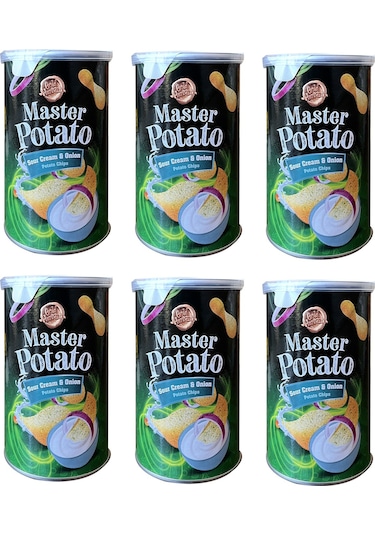 Gold Harvest  Master Potato Soğanlı & Ekşi Kremalı Cips 6 x 60 G