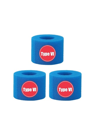 Homyl 3x Yüzme Havuzu Filtre Kartuşu Tip V1 Için Uzun