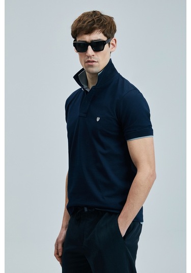 Lufian Erkek T Shirt 111040206s2 Lacivert-lacivert Lacivert-Lacivert