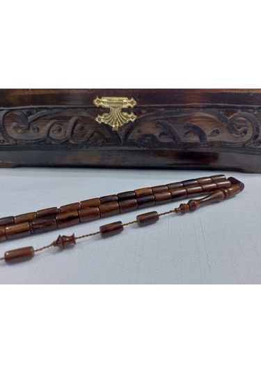 Soma Tesbih Zubeyir Balkaya Usta Çekostovak Kesme Sıkma Kehribar Kesme Tesbih