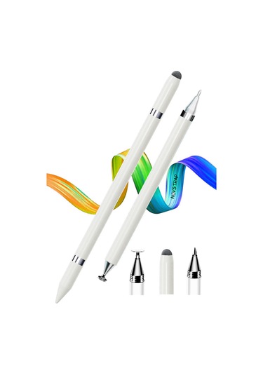 Novstrap Hometech Alfa 7 8 10 Serisi Tabletler İle Uyumlu 3in1 Stylus Dokunmatik Tablet Kalemi