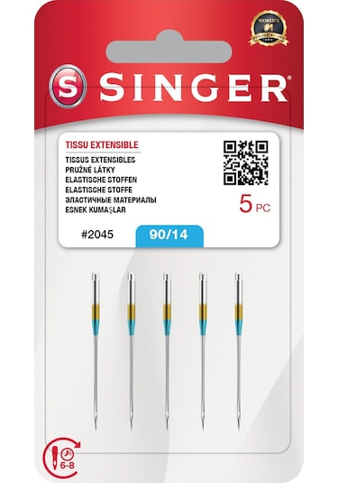 Büro Ev Ofis Dikiş Makinesi İçin 14no 5parça Jarse İğnesi Seti