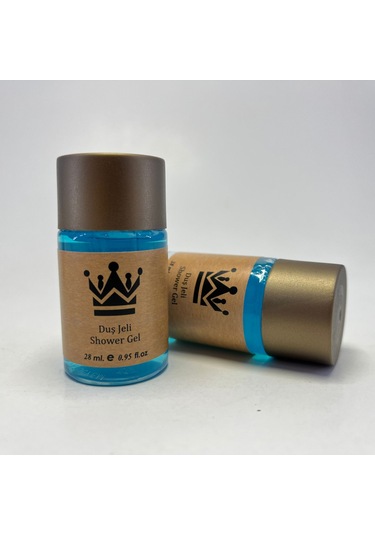 Otel Duş Jeli Geniş Kapak Kraft 30 Ml - 100 Adet