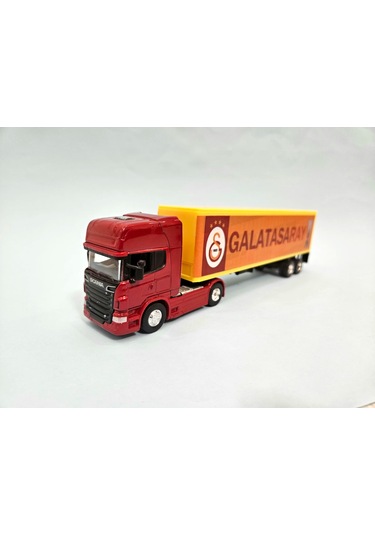 Welly 1/64 Ölçek Scanıa R730 Galatasaray Tır Maketi 24 Cm Boy