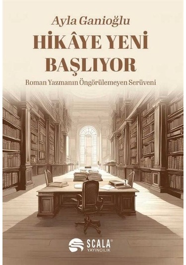 Hikaye Yeni Başlıyor - Roman Yazmanın Öngörülemeyen Serüveni - Ayla Ganioğlu - Scala Yayıncılık