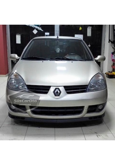 Renault Clio 2 Symbol Hb&sedan 1998-2008 Uyumlu Üniversal Laguna Lip Esnek Ön Lip 2 Parça Tampon Altı Dil Karlık Ön Ek 00 Şüscaroto Aksesuar