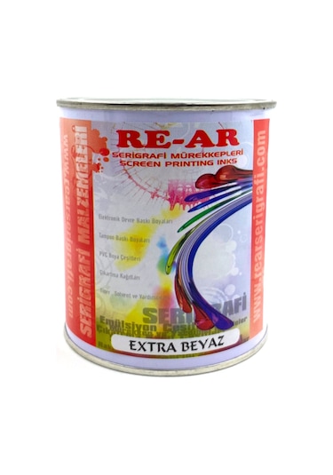 Re-Ar Pvc Beyaz Serigrafi Baskı Boyası