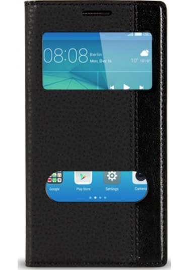 Huawei Gt3 Gizli Miknatisli Pencereli Magnum Kilif Siyah 149967802
