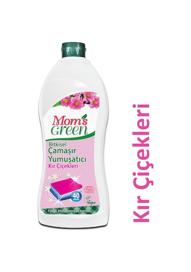 Mom's Green Bitkisel Çamaşır Yumuşatıcısı Kır Çiçekleri 750 ML