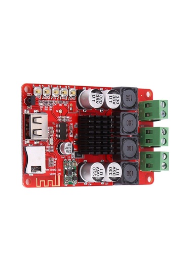 Konesam Tpa3116 Bluetooth Ses Güçlendirici Kartı 50w+50w, Uzaktan Kumanda, Mikrofon Desteği, Usb/tf Kart, Flac/wav/mp3/wma Decoder, Soğutucu Levha