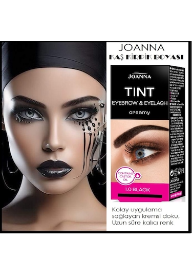 Joanna Kaş ve Kirpik Boyası 1.0 Black 3'lü