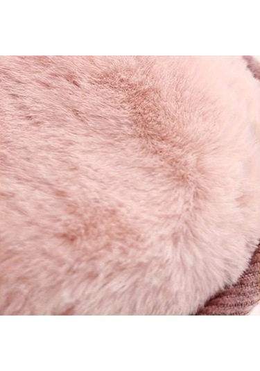 Primepickings Siyah Kadın Erkek Polar Kulaklık Kışlık Katlanır Kayak Bisiklet