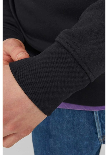 Jack & Jones Jorvesterbro Erkek Sweat Siyah
