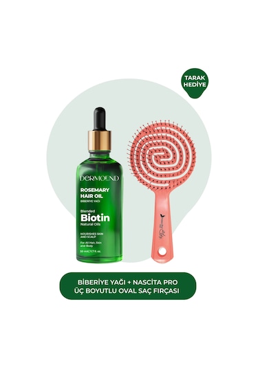 Dermoend Biotin Saç Bakım Yağı Ve Tarak