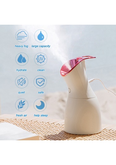 Yifomall Yüz Nemlendirici, 500ml Kapasite, 3w Güç, Usb İle Şarj Edilebilir, Abs Malzeme, Siyah/kırmızı/pembe Seçenekleri