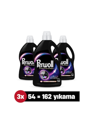 Perwoll Siyah Hassas Bakım Sıvı Çamaşır Deterjanı 3 x 2970 ML
