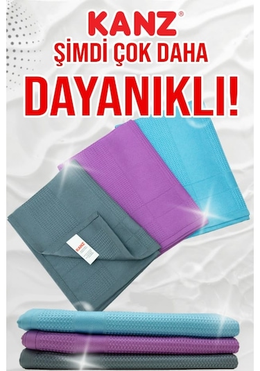 Kanz Microfiber Temizlik Bezi 3'lü 40 x 60 CM