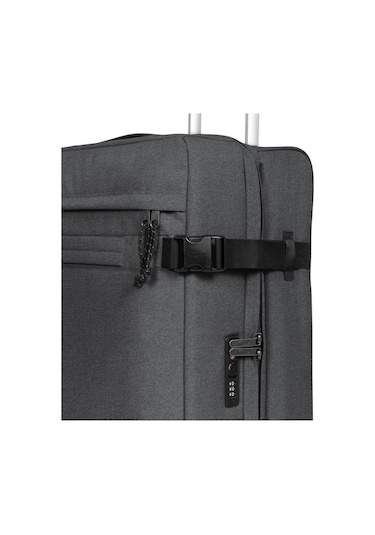 Eastpak Transit'r 4 M Black Denim Siyah Valiz Orta Boy Siyah