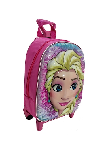 Newfull Çekçekli Elssa Kız Anaokulu Sırt Çantası-pembe Sarı