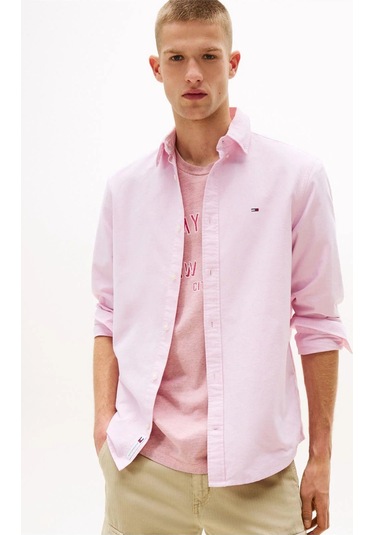 Tjm Reg Oxford Ext Pembe Erkek Gömlek-8743 Pembe