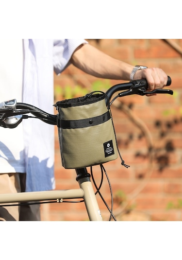 Rhınowalk Rk24932 Çok Fonksiyonlu Polyester Bisiklet Çantası Omuz Çantası - Açık Ten Rengi