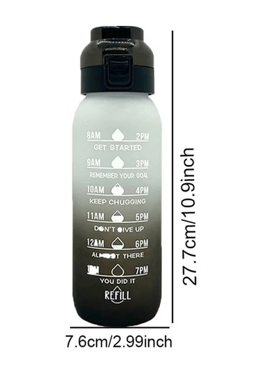 Maoyaya Lezzet Su 1000ml Pipetli Şişe 9 Adet Bakla İle, 1 Adet Sızma Şişe