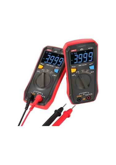 Unı-t Ut 123 Cep Tip Dijital Multimetre + Ncv Ac/dc 600v