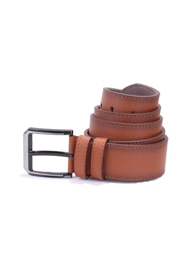 Dagoster DMK26-458 Taba 4.5 CM Suni Deri Erkek Kemer Taba