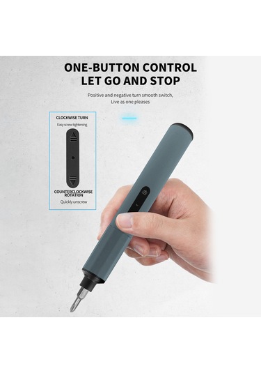 49'u 1 Arada Akülü Hassas Elektrikli Tornavida