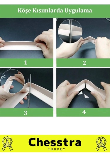 Özel Üretim Lavabo Tezgah Klozet Banyo Pencere Duş İzolasyon 3.2m Su Geçirmez Sızdırmaz Bant 5 Adet