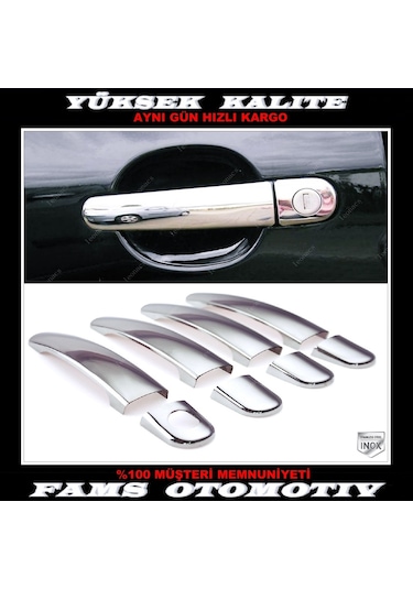 Vw Passat B5 Krom Kapı Kolu 4 Kapı P.Çelik 1996-2005 Arası