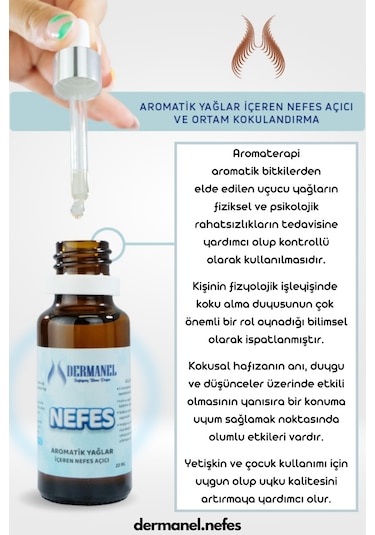 Dermanel Aromatik Yağlar İçeren Nefes Açıcı 20 ML