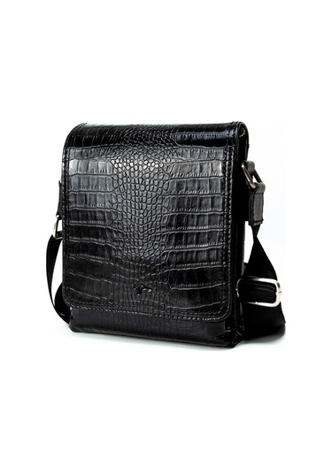 Postacı Çantası Erkek Hakiki Deri Kroko Kangaroo Kıngdom 5512-Ck