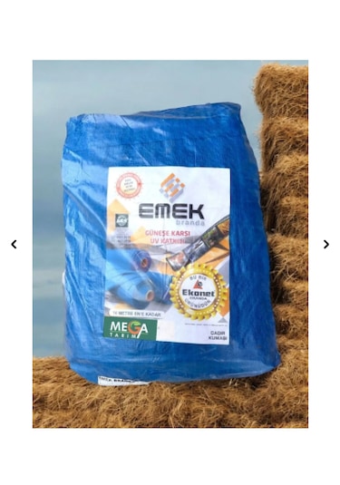 Ordu Mega Tarım Ekonet Mavi Su Geçirmez Çadır Brandası 3x5