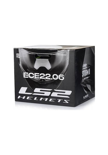 Ls2 Storm 2 Mat Siyah Kapalı Motosiklet Kaskı Gold Camlı Mat Siyah