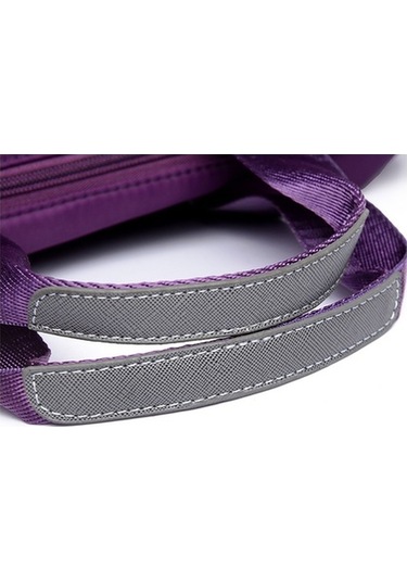 Novahub Moveevo Avr-amerikan Tarzı Naylon Mummy Çanta - Büyük Kapasiteli Tek Omuz Seyahat Çantası Bordo Kırmızı