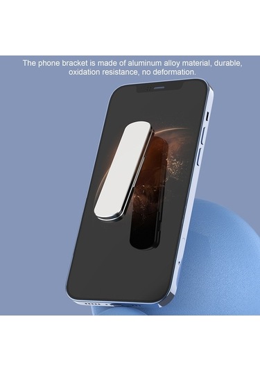 Dancemonkey 360 Dönebilir Katlanabilir Telefon Tutucu - Alüminyum Stand Gümüş GÜMÜŞ