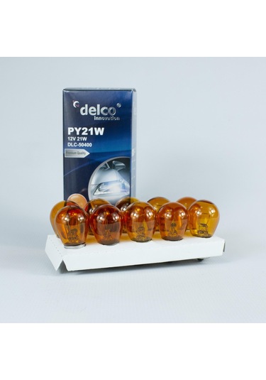 Delco U.s.a P21w Naturel Amber 93 Sinyal Ampulü 12 Volt 10 Adet Bau15s